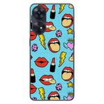 Laptop, Telefoane si Tablete - Telefoane mobile si accesorii - Accesorii Telefoane - Huse telefoane - Husa compatibila cu Oppo Reno8 T 4G Silicon Gel Tpu Model Pop Art Lips - Infinity.ro