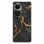 Laptop, Telefoane si Tablete - Telefoane mobile si accesorii - Accesorii Telefoane - Huse telefoane - Husa compatibila cu Oppo Reno10 5G Silicon Gel Tpu Model Noir Gold Marble - Infinity.ro