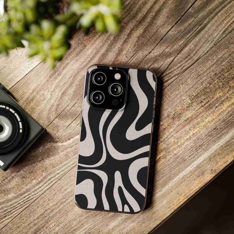 Laptop, Telefoane si Tablete - Telefoane mobile si accesorii - Accesorii Telefoane - Huse telefoane - Husa compatibila cu Oppo Reno13 F Silicon Gel Tpu Model Monochrome Hypnotic - Infinity.ro