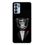 Laptop, Telefoane si Tablete - Telefoane mobile si accesorii - Accesorii Telefoane - Huse telefoane - Husa compatibila cu Oppo Reno6 5G Silicon Gel Tpu Model Cigar Monkey - Infinity.ro