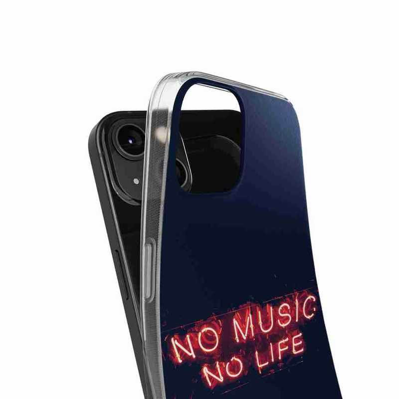 Laptop, Telefoane si Tablete - Telefoane mobile si accesorii - Accesorii Telefoane - Huse telefoane - Husa compatibila cu Realme 11 Pro/ Pro + Silicon Gel Tpu Model No Music No Life - Infinity.ro