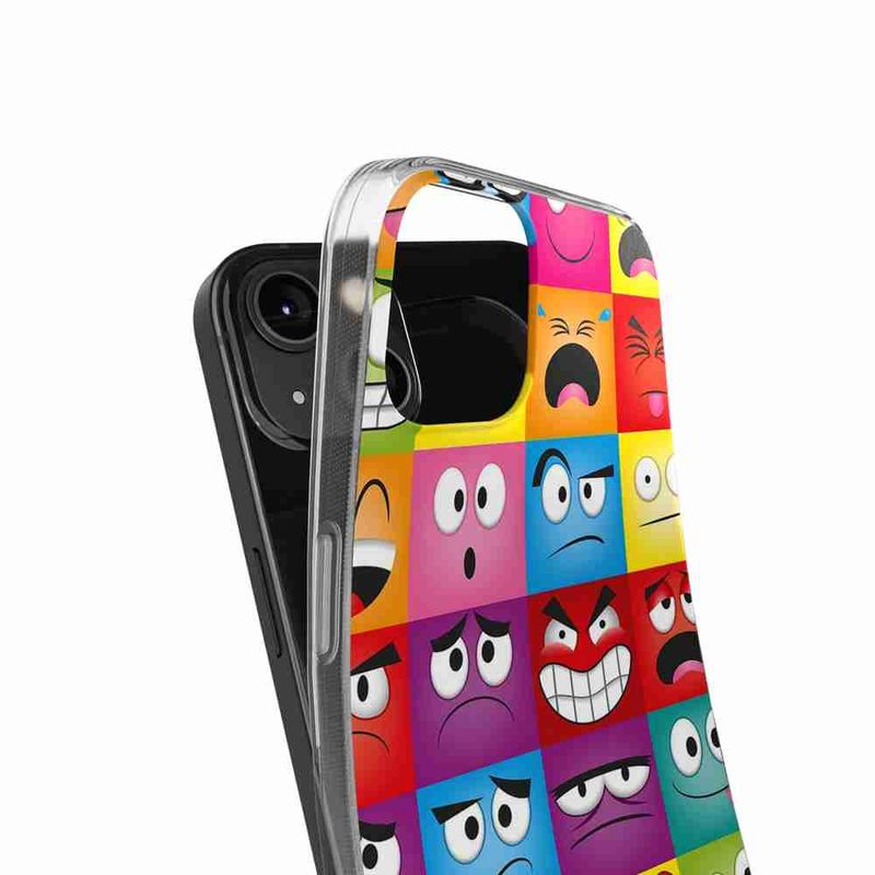 Laptop, Telefoane si Tablete - Telefoane mobile si accesorii - Accesorii Telefoane - Huse telefoane - Husa compatibila cu Realme 8 Pro Silicon Gel Tpu Model Funny Faces - Infinity.ro