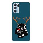 Laptop, Telefoane si Tablete - Telefoane mobile si accesorii - Accesorii Telefoane - Huse telefoane - Husa compatibila cu Oppo Reno6 5G Silicon Gel Tpu Model Craciun Darth Vader Ren - Infinity.ro
