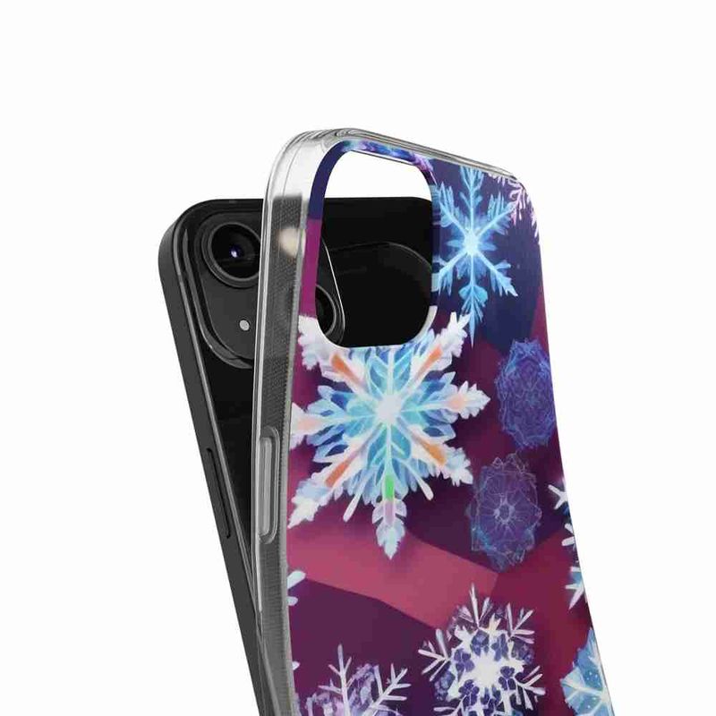 Laptop, Telefoane si Tablete - Telefoane mobile si accesorii - Accesorii Telefoane - Huse telefoane - Husa compatibila cu Realme C53 Silicon Gel Tpu Model Fulgi de Gheata - Infinity.ro