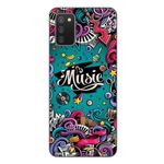 Laptop, Telefoane si Tablete - Telefoane mobile si accesorii - Accesorii Telefoane - Huse telefoane - Husa compatibila cu Samsung Galaxy A03s Silicon Gel Tpu Model Pop Art Music - Infinity.ro