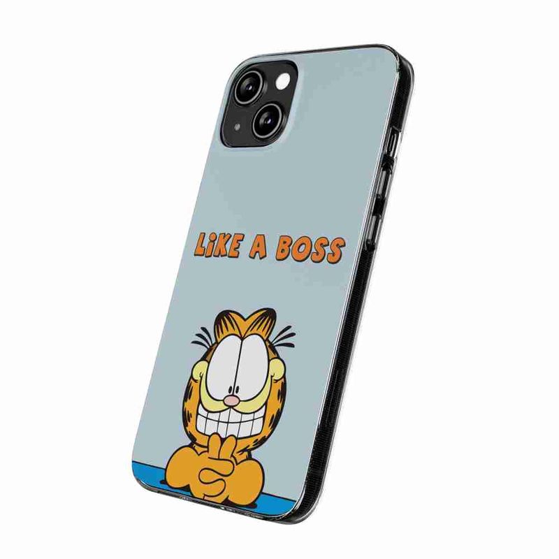 Laptop, Telefoane si Tablete - Telefoane mobile si accesorii - Accesorii Telefoane - Huse telefoane - Husa compatibila cu Oppo A78 4G (CPH2565) Silicon Gel Tpu Model Garfield Like A Boss - Infinity.ro