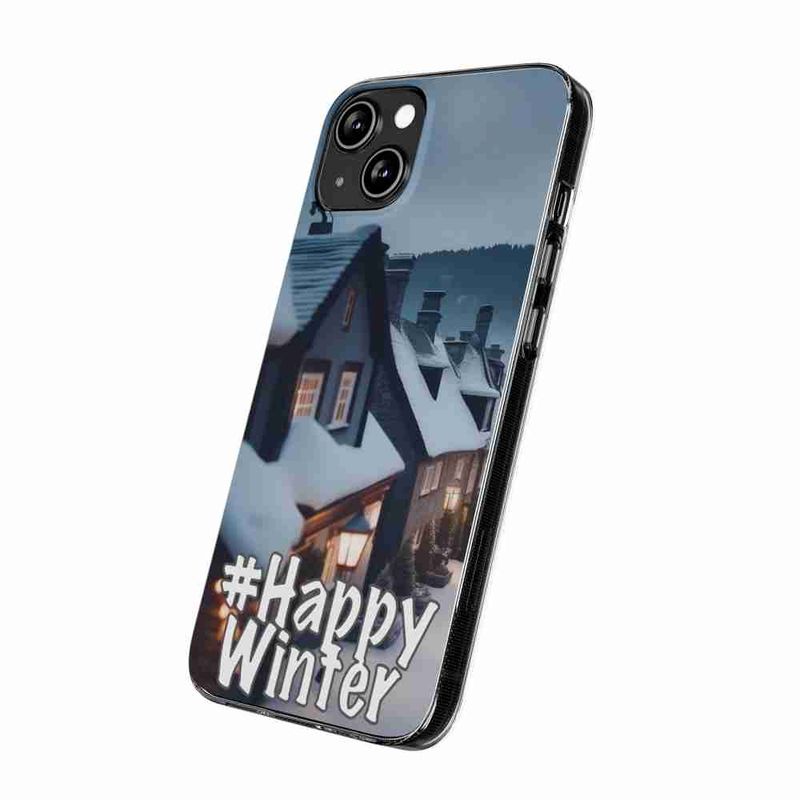 Laptop, Telefoane si Tablete - Telefoane mobile si accesorii - Accesorii Telefoane - Huse telefoane - Husa compatibila cu Oppo Reno8 T 4G Silicon Gel Tpu Model Happy Winter - Infinity.ro