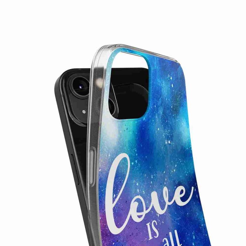 Laptop, Telefoane si Tablete - Telefoane mobile si accesorii - Accesorii Telefoane - Huse telefoane - Husa compatibila cu Oppo Reno7 Lite Silicon Gel Tpu Model Love Is All You Need - Infinity.ro