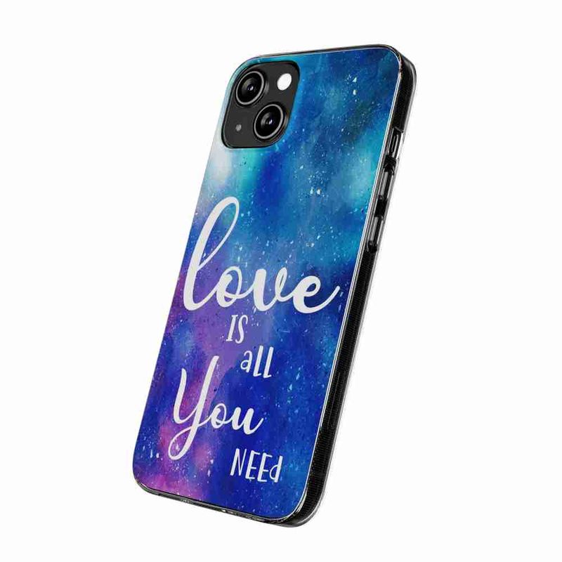 Laptop, Telefoane si Tablete - Telefoane mobile si accesorii - Accesorii Telefoane - Huse telefoane - Husa compatibila cu Oppo Reno7 Lite Silicon Gel Tpu Model Love Is All You Need - Infinity.ro