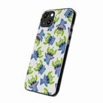 Laptop, Telefoane si Tablete - Telefoane mobile si accesorii - Accesorii Telefoane - Huse telefoane - Husa compatibila cu Samsung Galaxy A03 Silicon Gel Tpu Model Stitch Pattern With Green Alien - Infinity.ro