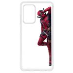 Laptop, Telefoane si Tablete - Telefoane mobile si accesorii - Accesorii Telefoane - Huse telefoane - Husa compatibila cu Samsung Galaxy A03S Silicon Transparenta Model Deadpool Stretched - Infinity.ro