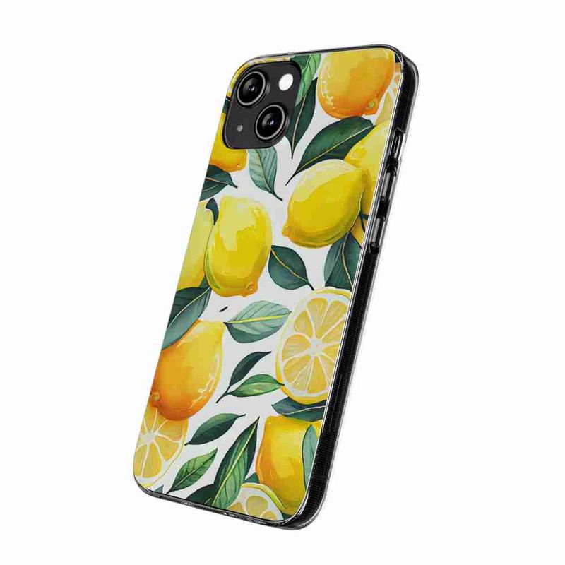 Laptop, Telefoane si Tablete - Telefoane mobile si accesorii - Accesorii Telefoane - Huse telefoane - Husa compatibila cu Samsung Galaxy A03 Silicon Gel Tpu Model Lemons Pattern - Infinity.ro