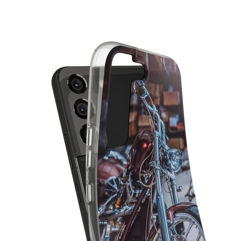 Laptop, Telefoane si Tablete - Telefoane mobile si accesorii - Accesorii Telefoane - Huse telefoane - Husa compatibila cu Samsung Galaxy A05s Silicon Gel Tpu Model Harley Garage - Infinity.ro