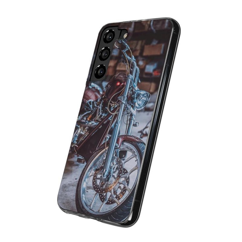 Laptop, Telefoane si Tablete - Telefoane mobile si accesorii - Accesorii Telefoane - Huse telefoane - Husa compatibila cu Samsung Galaxy A05s Silicon Gel Tpu Model Harley Garage - Infinity.ro