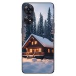 Laptop, Telefoane si Tablete - Telefoane mobile si accesorii - Accesorii Telefoane - Huse telefoane - Husa compatibila cu Oppo Reno8 T 4G Silicon Gel Tpu Model Peisaj Iarna Cabana - Infinity.ro