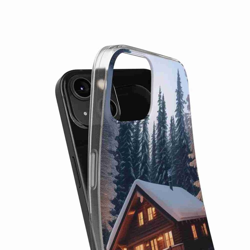 Laptop, Telefoane si Tablete - Telefoane mobile si accesorii - Accesorii Telefoane - Huse telefoane - Husa compatibila cu Oppo Reno8 T 4G Silicon Gel Tpu Model Peisaj Iarna Cabana - Infinity.ro