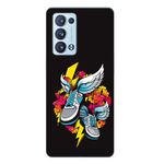 Laptop, Telefoane si Tablete - Telefoane mobile si accesorii - Accesorii Telefoane - Huse telefoane - Husa compatibila cu Oppo Reno6 Pro 5G Silicon Gel Tpu Model Fashion Sneakers - Infinity.ro