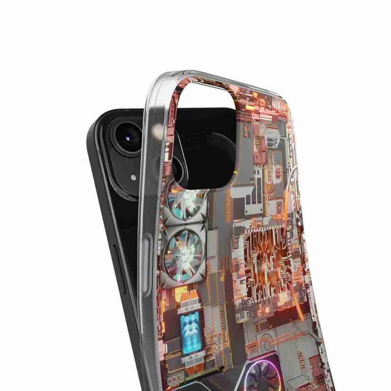 Laptop, Telefoane si Tablete - Telefoane mobile si accesorii - Accesorii Telefoane - Huse telefoane - Husa compatibila cu Oppo A96 4G Silicon Gel Tpu Model Motherboard - Infinity.ro