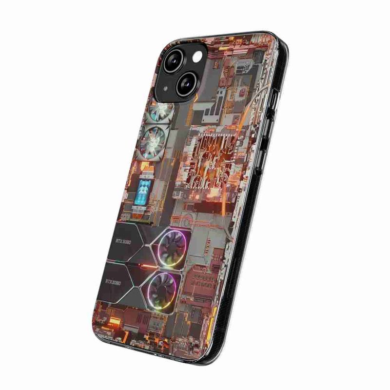 Laptop, Telefoane si Tablete - Telefoane mobile si accesorii - Accesorii Telefoane - Huse telefoane - Husa compatibila cu Oppo A96 4G Silicon Gel Tpu Model Motherboard - Infinity.ro