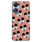 Laptop, Telefoane si Tablete - Telefoane mobile si accesorii - Accesorii Telefoane - Huse telefoane - Husa compatibila cu Oppo A78 5G (CPH2483) Silicon Gel Tpu Model Mickey Pattern Peek A Boo - Infinity.ro