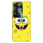 Laptop, Telefoane si Tablete - Telefoane mobile si accesorii - Accesorii Telefoane - Huse telefoane - Husa compatibila cu Oppo Reno11 F 5G Silicon Gel Tpu Model Spongebob Happy - Infinity.ro