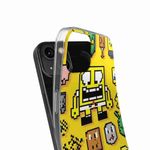 Laptop, Telefoane si Tablete - Telefoane mobile si accesorii - Accesorii Telefoane - Huse telefoane - Husa compatibila cu Oppo Reno6 5G Silicon Gel Tpu Model Pixel Art Spongebob - Infinity.ro