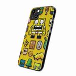 Laptop, Telefoane si Tablete - Telefoane mobile si accesorii - Accesorii Telefoane - Huse telefoane - Husa compatibila cu Oppo Reno6 5G Silicon Gel Tpu Model Pixel Art Spongebob - Infinity.ro