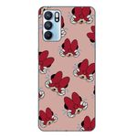 Laptop, Telefoane si Tablete - Telefoane mobile si accesorii - Accesorii Telefoane - Huse telefoane - Husa compatibila cu Oppo Reno6 5G Silicon Gel Tpu Model Minnie Pattern Funda Rosie - Infinity.ro
