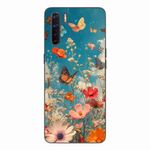 Laptop, Telefoane si Tablete - Telefoane mobile si accesorii - Accesorii Telefoane - Huse telefoane - Husa compatibila cu Oppo A91 Silicon Gel Tpu Model Flori si Fluturi - Infinity.ro