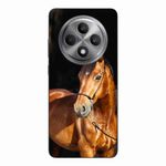 Laptop, Telefoane si Tablete - Telefoane mobile si accesorii - Accesorii Telefoane - Huse telefoane - Husa compatibila cu Oppo Reno12 FS Silicon Gel Tpu Model Cal pe Fundal Negru - Infinity.ro