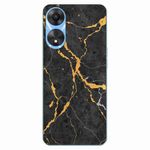 Laptop, Telefoane si Tablete - Telefoane mobile si accesorii - Accesorii Telefoane - Huse telefoane - Husa compatibila cu Oppo A78 5G (CPH2483) Silicon Gel Tpu Model Noir Gold Marble - Infinity.ro