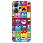 Laptop, Telefoane si Tablete - Telefoane mobile si accesorii - Accesorii Telefoane - Huse telefoane - Husa compatibila cu Oppo A78 5G (CPH2483) Silicon Gel Tpu Model Funny Faces - Infinity.ro