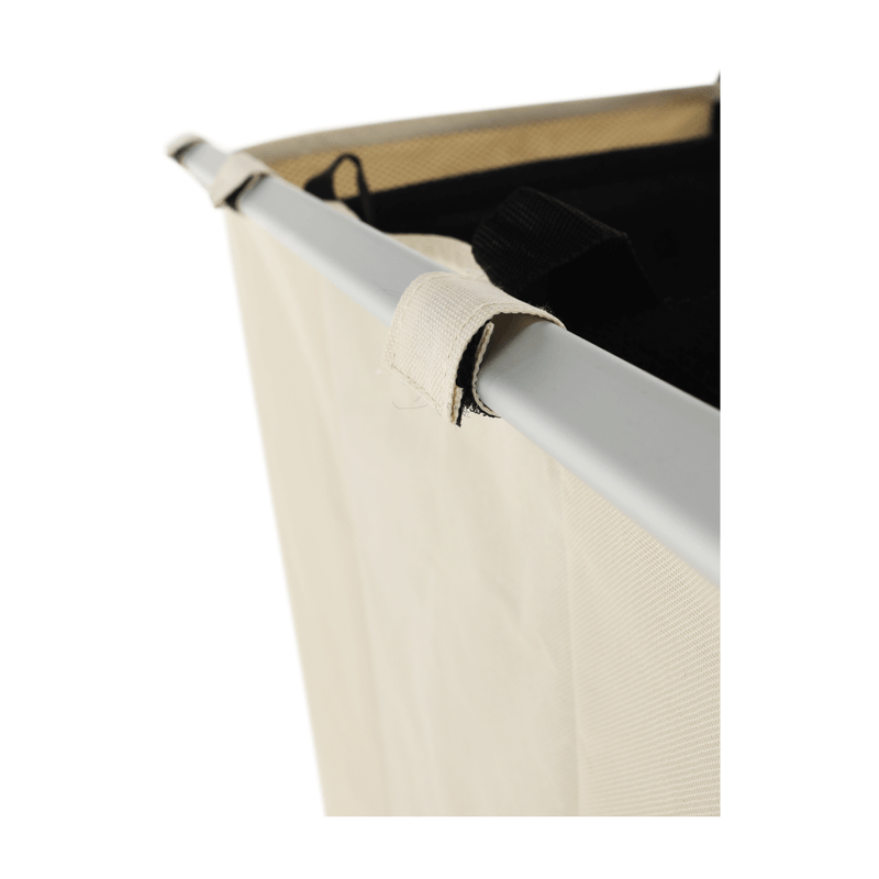 Market - Spalare si intretinere rufe - Uscatoare de rufe si accesorii - Cos de rufe din panza, gri-bej, LAUNDRY NEW TYP 3 - Infinity.ro