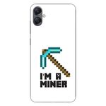Laptop, Telefoane si Tablete - Telefoane mobile si accesorii - Accesorii Telefoane - Huse telefoane - Husa compatibila cu Samsung Galaxy A05 Silicon Gel Tpu Model Minecraft Miner - Infinity.ro