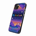 Laptop, Telefoane si Tablete - Telefoane mobile si accesorii - Accesorii Telefoane - Huse telefoane - Husa compatibila cu Oppo Reno13 F Silicon Gel Tpu Model Pixel Art Peisaj - Infinity.ro