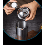 Casa si Gradina - Bucatarie si vesela - Accesorii bar - Shakere - Set Barman Arvada® ShakerPro, 23 Piese, Suport Acrilic, Shaker 700/600ml, Otel Inoxidabil, Kit Complet Preparare Bauturi - Infinity.ro