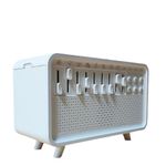 Casa si Gradina - Decoratiuni - Aromaterapie si lumanari - Difuzoare aromaterapie - Difuzor Aromaterapie Arvada Essence®, Bluetooth, Sunete Natura, 3 Niveluri Lumina, Temporizator, Adulti/Copii, Alb - Infinity.ro