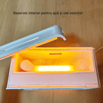 Casa si Gradina - Decoratiuni - Aromaterapie si lumanari - Difuzoare aromaterapie - Difuzor Aromaterapie Arvada Essence®, Bluetooth, Sunete Natura, 3 Niveluri Lumina, Temporizator, Adulti/Copii, Alb - Infinity.ro