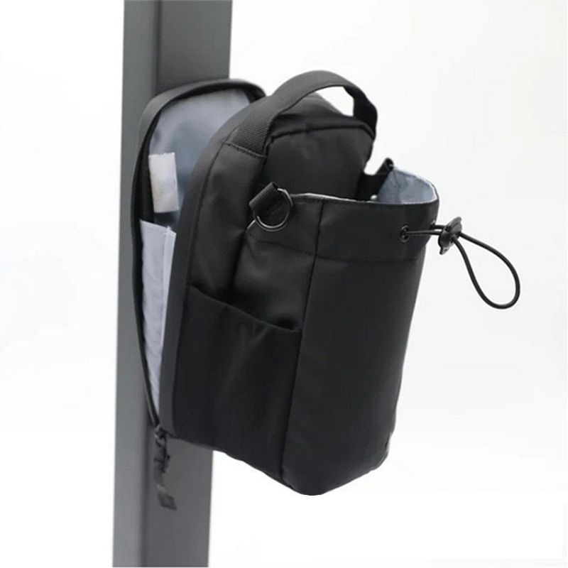 Sport si Outdoor - Echipament Sportiv - Accesorii echipament sportiv - Genti si borsete fitness - Geanta fitness Arvada® Snap MagnetiPack, prindere magnetica pe metal, compartiment sticla/telefon, bretea reglabila, neg - Infinity.ro