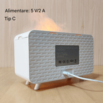 Casa si Gradina - Decoratiuni - Aromaterapie si lumanari - Difuzoare aromaterapie - Difuzor Aromaterapie Arvada Essence®, Bluetooth, Sunete Natura, 3 Niveluri Lumina, Temporizator, Adulti/Copii, Alb - Infinity.ro