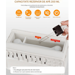 Casa si Gradina - Decoratiuni - Aromaterapie si lumanari - Difuzoare aromaterapie - Difuzor Aromaterapie Arvada Essence®, Bluetooth, Sunete Natura, 3 Niveluri Lumina, Temporizator, Adulti/Copii, Alb - Infinity.ro