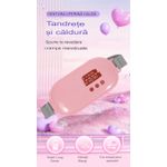 Ingrijire personala si Cosmetice - Sanatate si wellness - Articole wellness - Aparate si dispozitive de masaj - Centura Masaj si Incalzire Arvada® Relief, Anti Dureri Menstruale, 3 Trepte Vibratii, Portabil, Acumulator, Talie, Roz - Infinity.ro