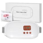 Ingrijire personala si Cosmetice - Sanatate si wellness - Articole wellness - Aparate si dispozitive de masaj - Centura Masaj si Incalzire Arvada® Relief, Anti Dureri Menstruale, 3 Trepte Vibratii, Portabil, Acumulator, Talie, Alb - Infinity.ro