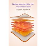 Ingrijire personala si Cosmetice - Sanatate si wellness - Articole wellness - Aparate si dispozitive de masaj - Centura Masaj si Incalzire Arvada® Relief, Anti Dureri Menstruale, 3 Trepte Vibratii, Portabil, Acumulator, Talie, Alb - Infinity.ro
