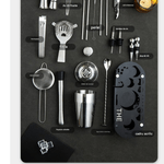 Casa si Gradina - Bucatarie si vesela - Accesorii bar - Shakere - Set Barman Arvada® ShakerPro, 23 Piese, Suport Acrilic, Shaker 500ml, Otel Inoxidabil, Kit Complet Cocktail, Profesional - Infinity.ro