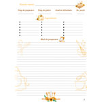Carti si Birotica - Rechizite - Caiete - Caiete dictando - Caiet pentru Retete, A4, cu Spirala, 110 pagini, Coperta personalizabila - Infinity.ro