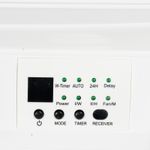 Electronice si Electrocasnice - Climatizare si sisteme de incalzire - Aparate incalzire aer - Aeroterme - Aeroterma de perete Detoolz, 2KW, 2 trepte de putere, cu afisaj LED si termostat - Infinity.ro
