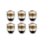 Casa si Gradina - Bucatarie si vesela - Cani si pahare - Pahare - Set 6 pahare termice Creano DG-Bauchig, 400 ml, sticla borosilicata, perete dublu - Infinity.ro