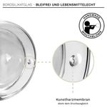 Casa si Gradina - Bucatarie si vesela - Cani si pahare - Pahare - Set 6 pahare termice Creano Hummi, 250 ml, sticla borosilicata, perete dublu, decor colibri - Infinity.ro
