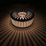 Casa si Gradina - Bucatarie si vesela - Vase pentru gatit - Accesorii ceai - Suport incalzire ceainic Creano Stripes, alb, din inox, cu suport pentru lumanare - Infinity.ro